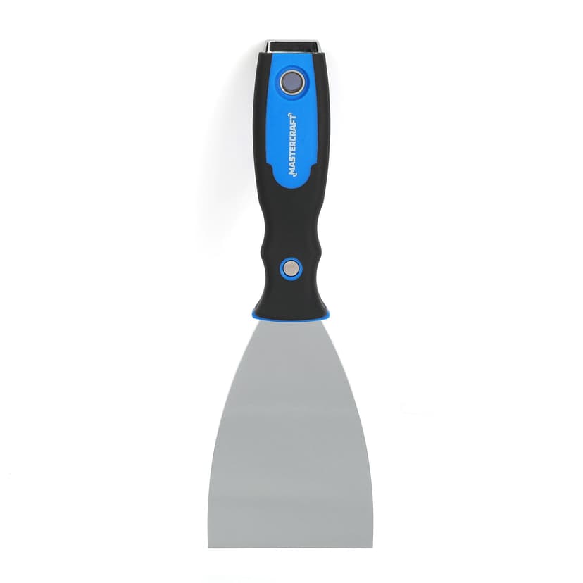 Mastercraft Carbon Steel Stiff Wall/Paint Scraper & Spackling/Putty Knife, 3-in