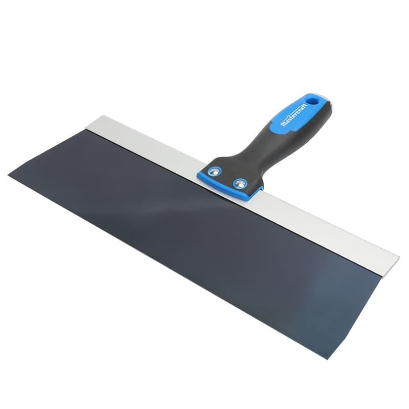 Mastercraft Drywall Patching & Taping Knife with Solvent-Resistant Blue Steel Blade, 12-in