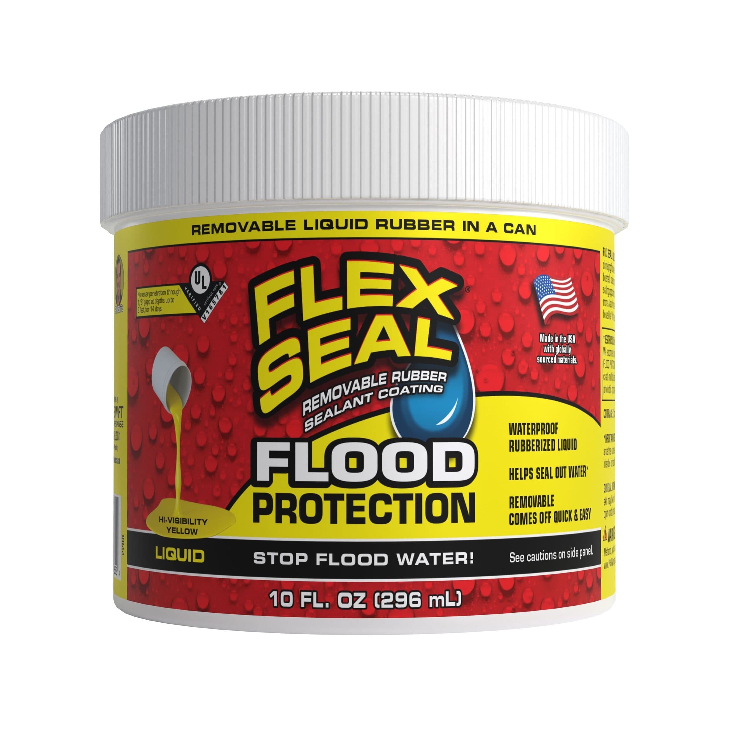 Flex Seal Liquid Flood Protection, Waterproof Flood Protection, 10-oz