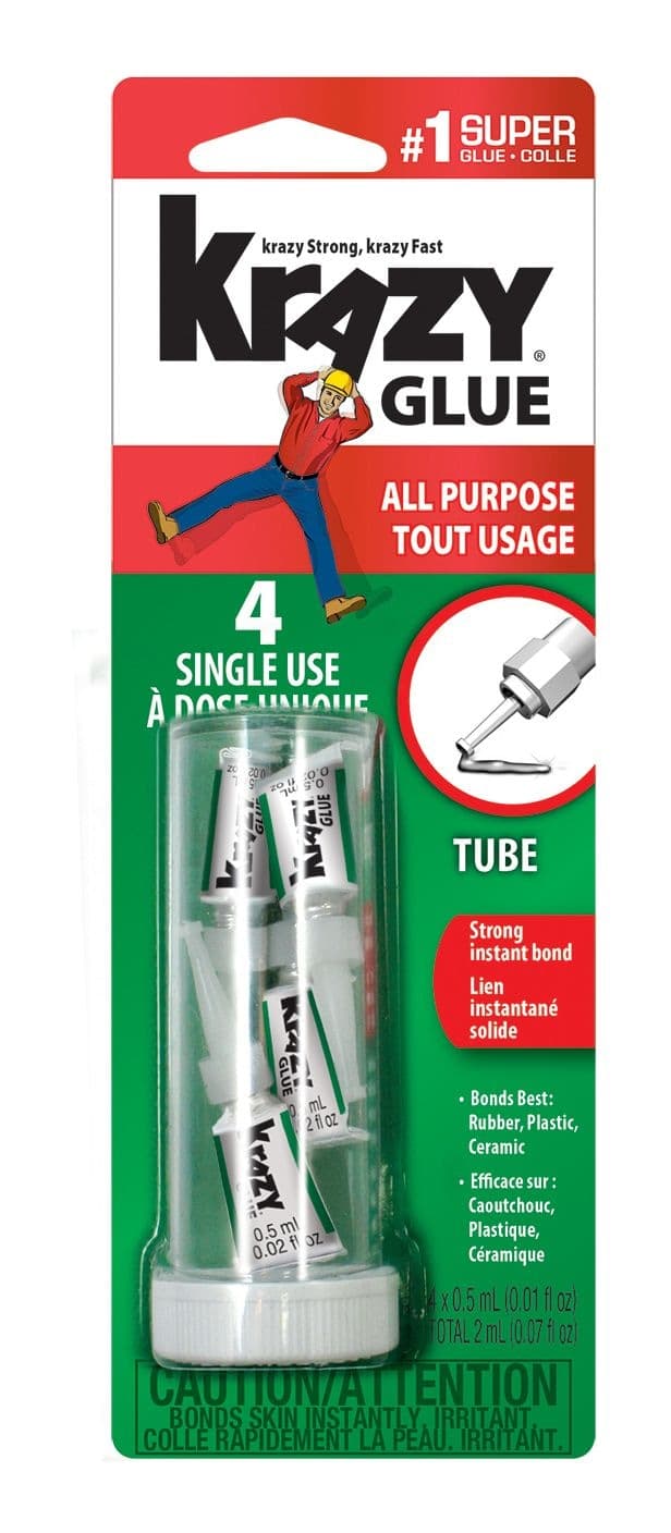 Elmer's Krazy Glue, 0.5-g, 4-pk