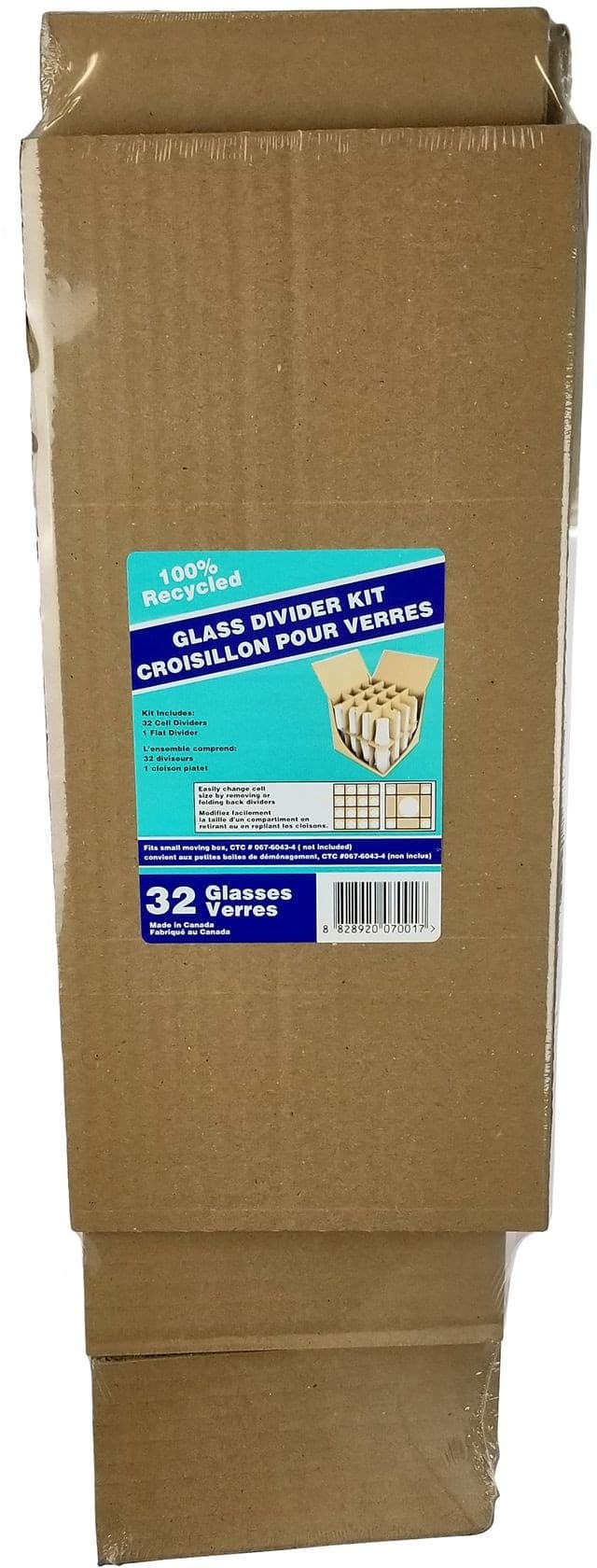 Recycled Cardboard Glassware Packing Divider Kit