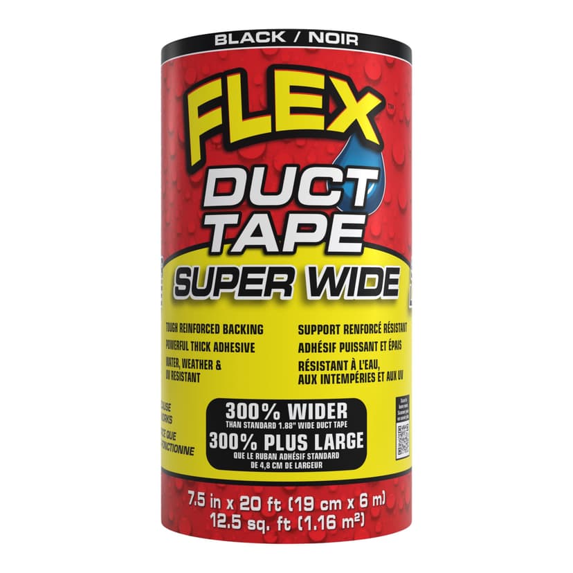Flex Seal Flex Super Wide Duct Tape, 7.5-in x 20-ft