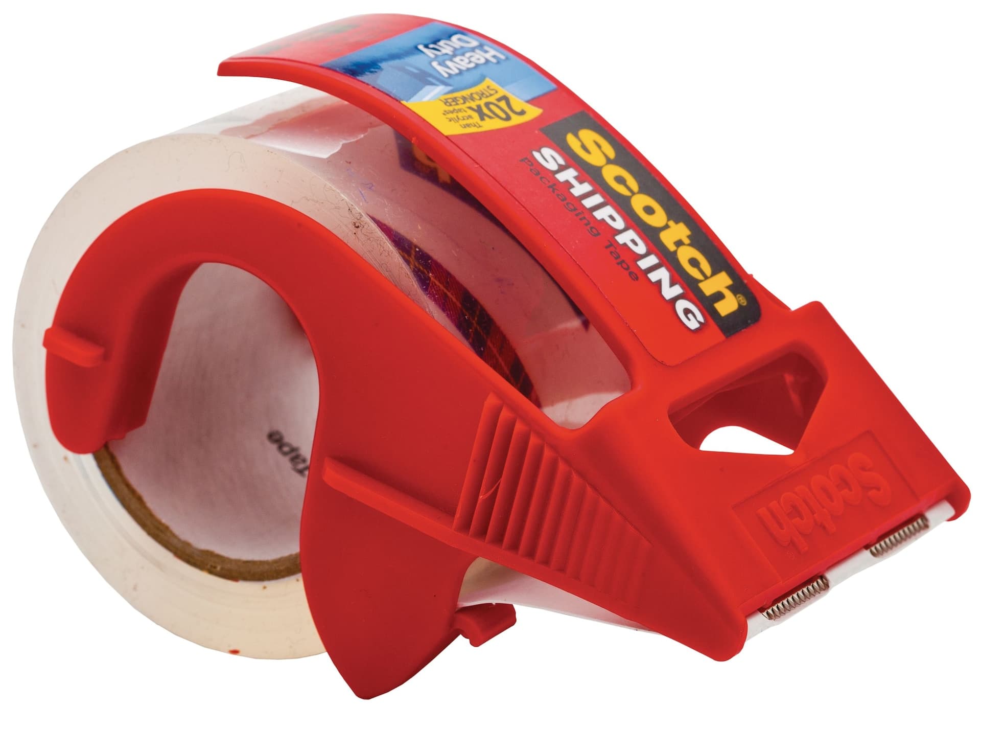 3M Scotch Heavy Duty Packaging Tape with Dispenser For Shipping/Moving/Storage, Clear, 48-mm x 35-m