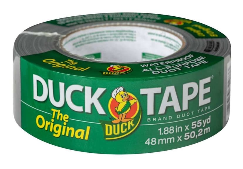 Duck Tape Original All-Purpose Utility Duct Tape with Waterproof Back, Silver, 1.88-in x 55-yd