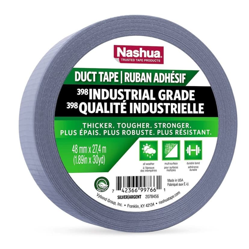 Nashua 398 All Weather Duct Tape, 48mm x 27.4m