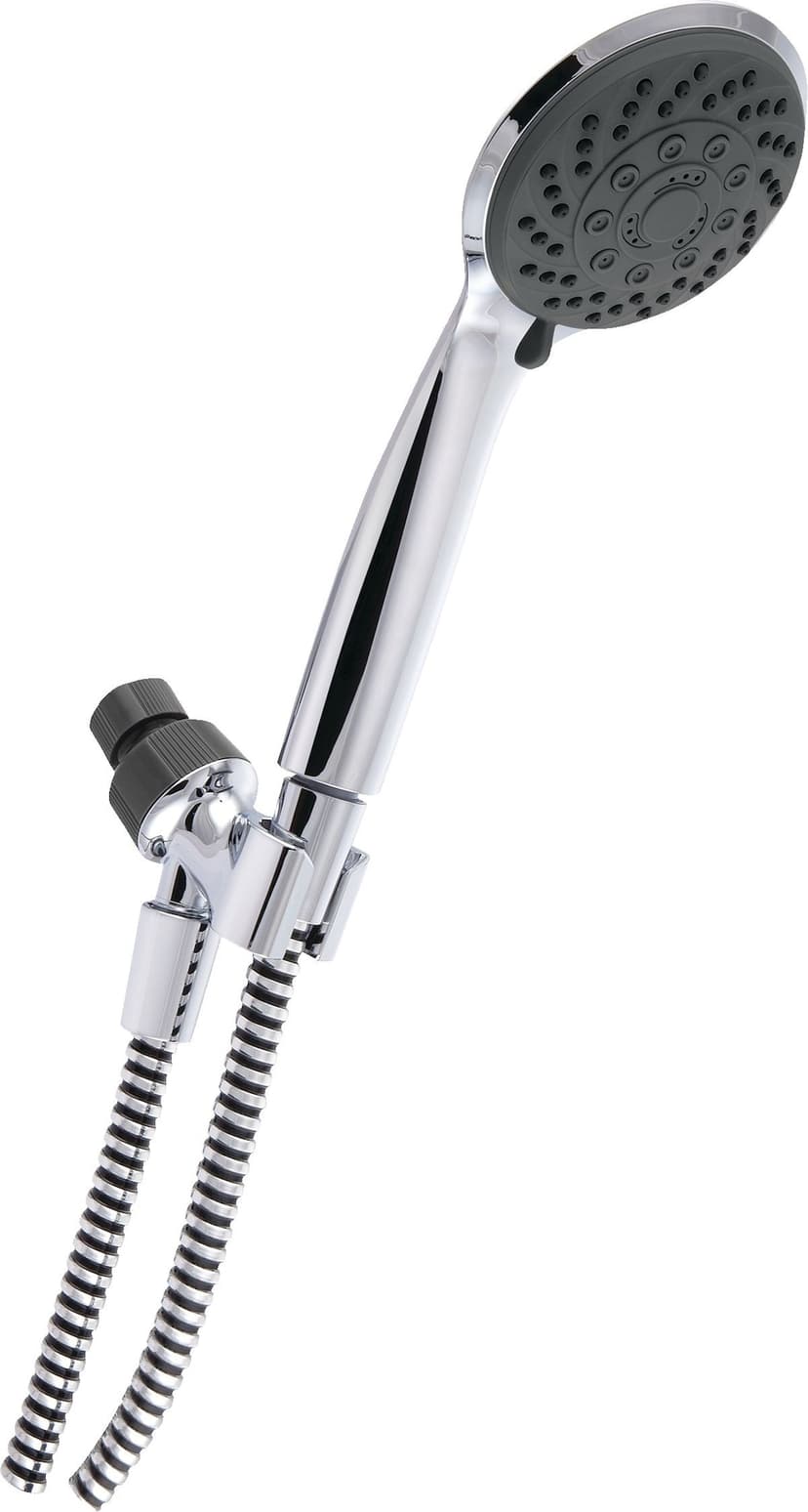 Peerless® 6-Setting Handheld Shower Head, Non-Slip Finger Grip, Chrome