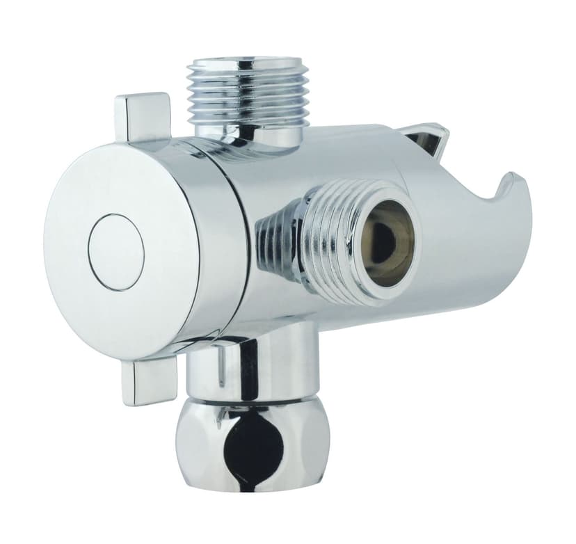 Peerless® Universal 3-Way Sphere Shower Diverter, Chrome