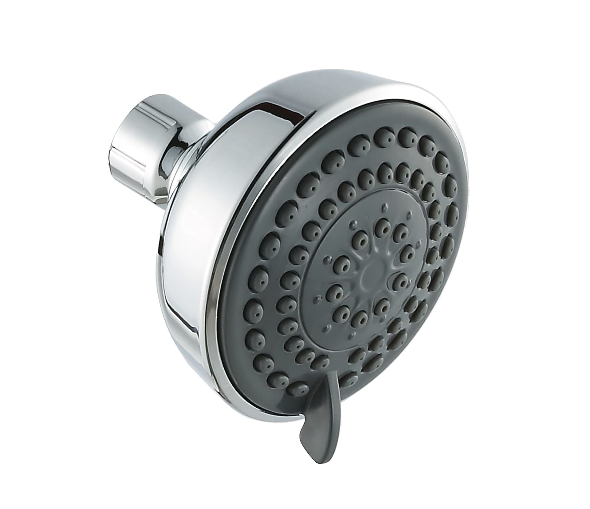 Danze 2.5GPM 4 Settings Fixed Showerhead with Grey Face and Chrome Body