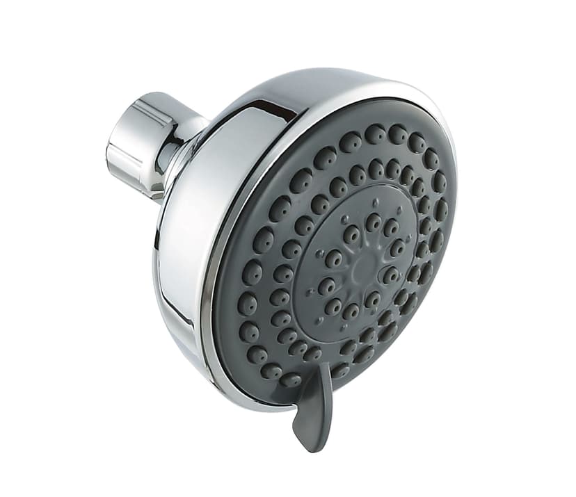 Danze 2.5GPM 4 Settings Fixed Showerhead with Grey Face and Chrome Body