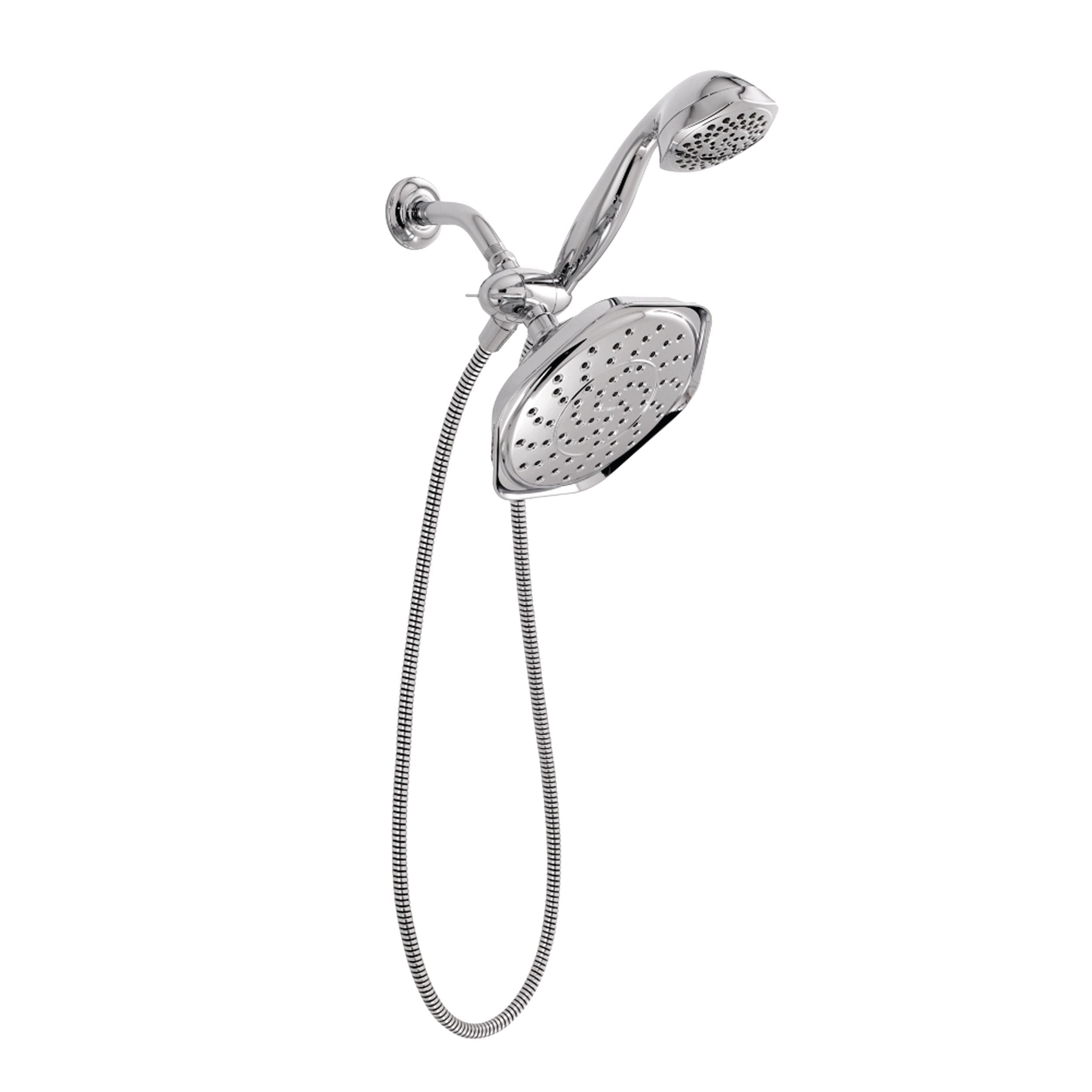 Moen Enliven 7-Function 9-in Diameter Chrome Showerhead with Handheld Shower