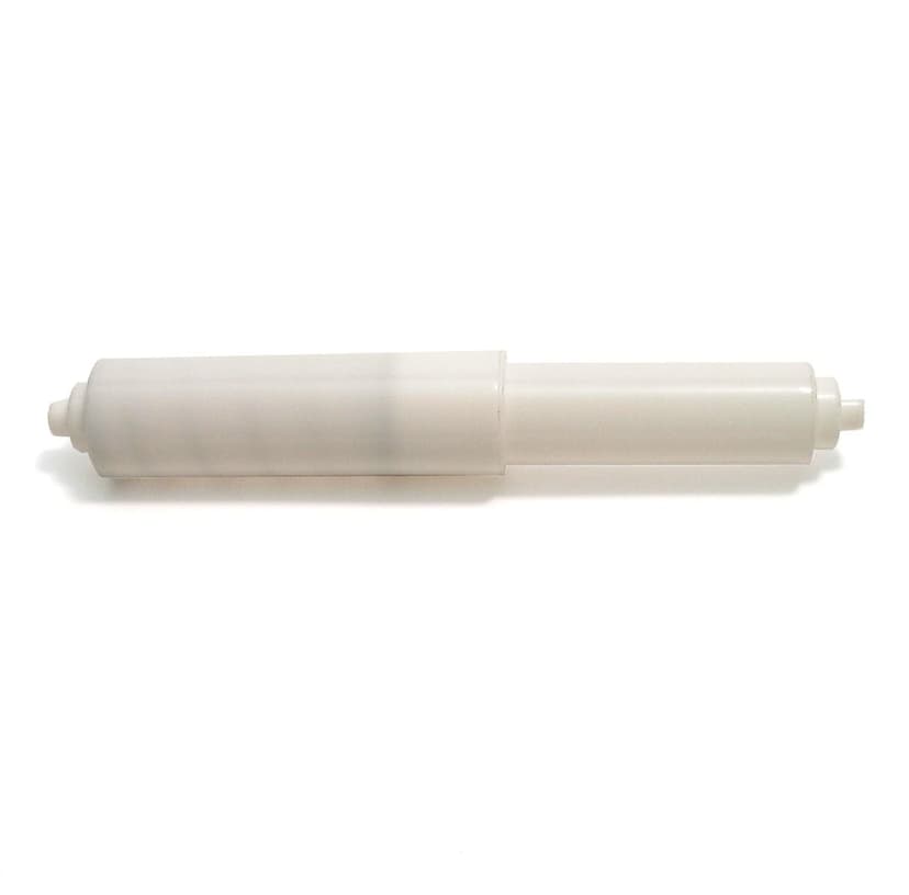 PlumbShop Universal Plastic Bathroom Toilet Paper Holder, White