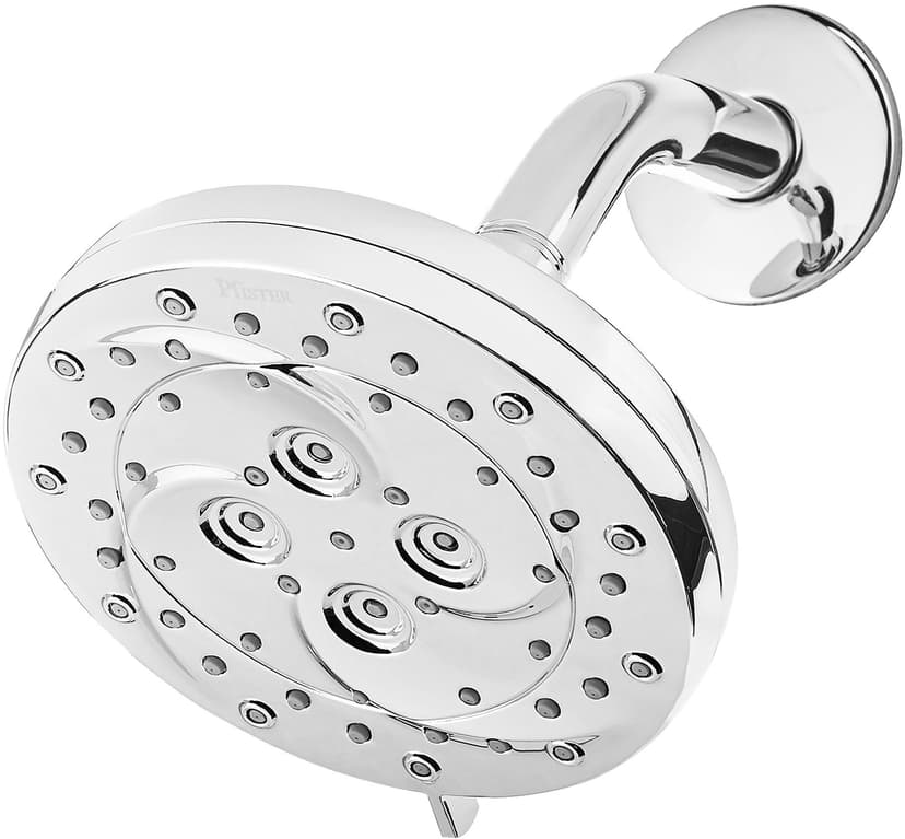 Pfister ThermoForce 6-Setting Fixed Wall-Mount Shower Head, WaterSense® Certified, Chrome