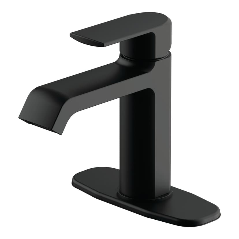 Danze Karter 1-Handle Lavatory/Bathroom Sink Faucet, Lead-Free, Matte Black
