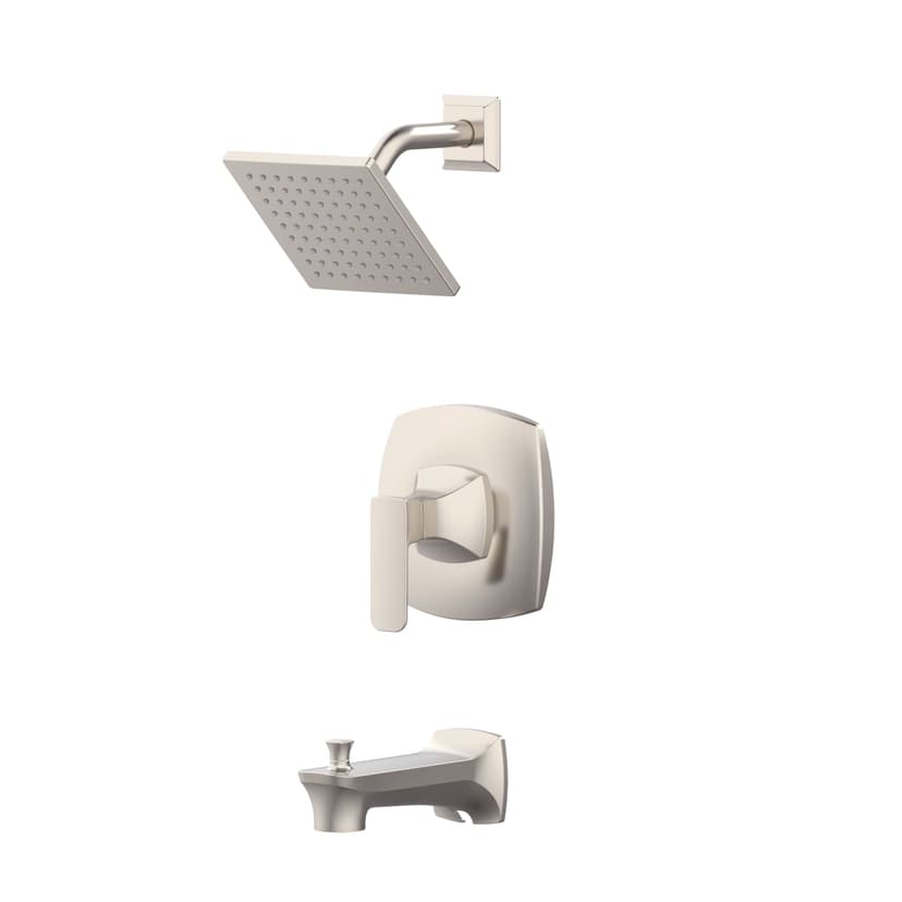 Danze Aztek 1-Handle Tub And Shower Faucet, Brushed Nickel