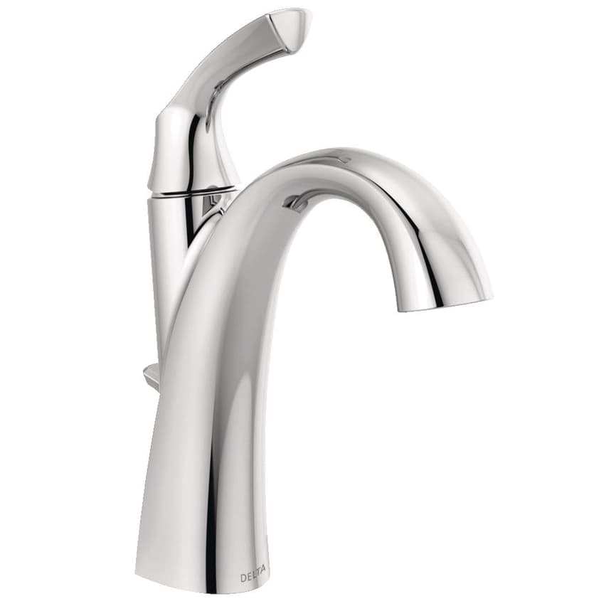 Delta Sandover Single Handle High Arc Lavatory/Bathroom Sink Faucet, Chrome