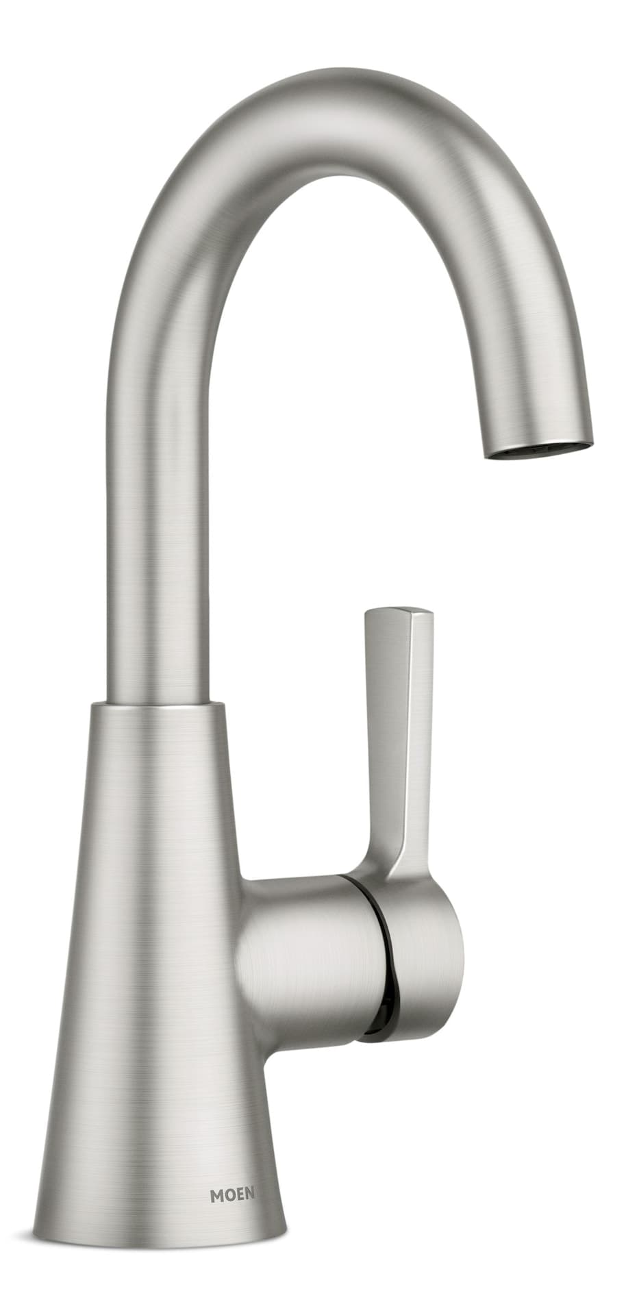 Moen Mikah Single Handle Bathroom Faucet, Spot Resist™ Brushed Nickel
