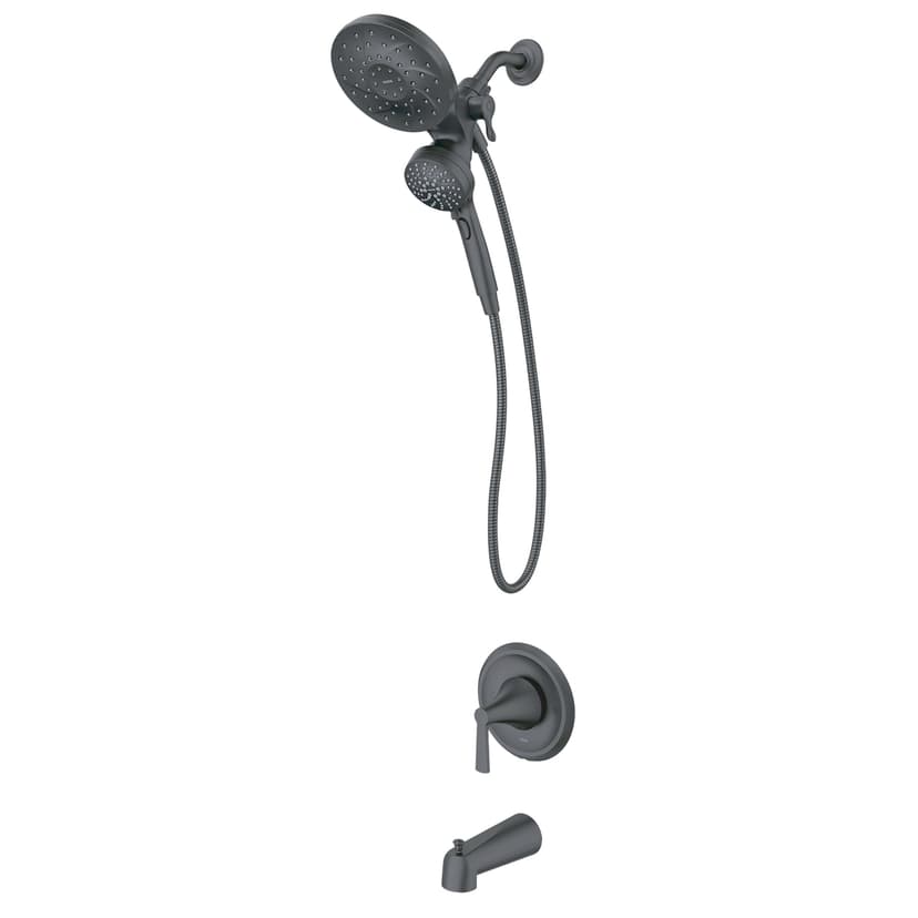 Moen Mikah Tub and Shower Handle with Posi-Temp™, Matte Black
