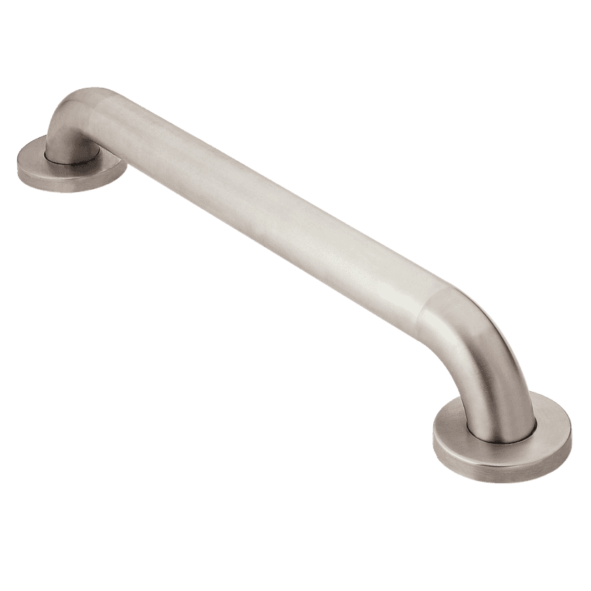 Moen Concealed Grab Bar, 24 x 1.5-in, Peened, Stainless Steel