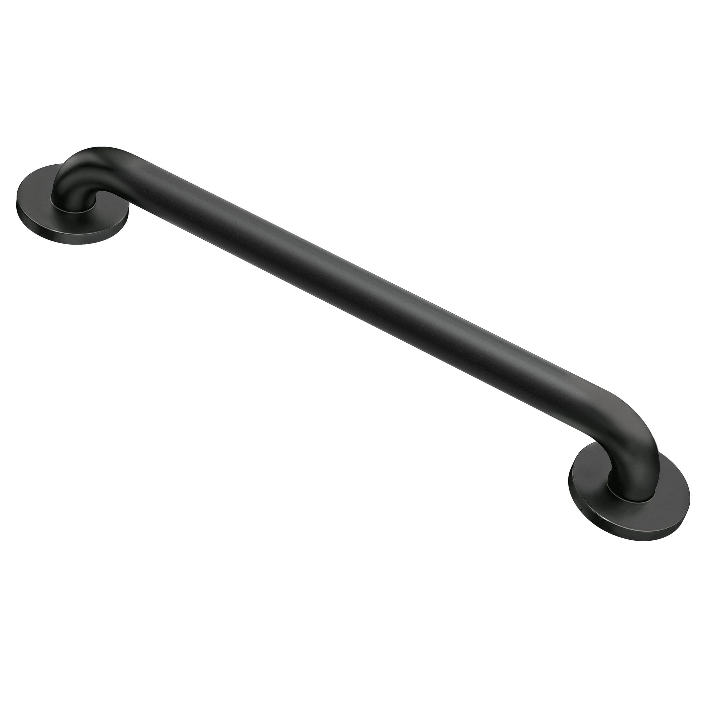 Moen Concealed Grab Bar for Bathroom Shower Safety, Matte Black, 18-in