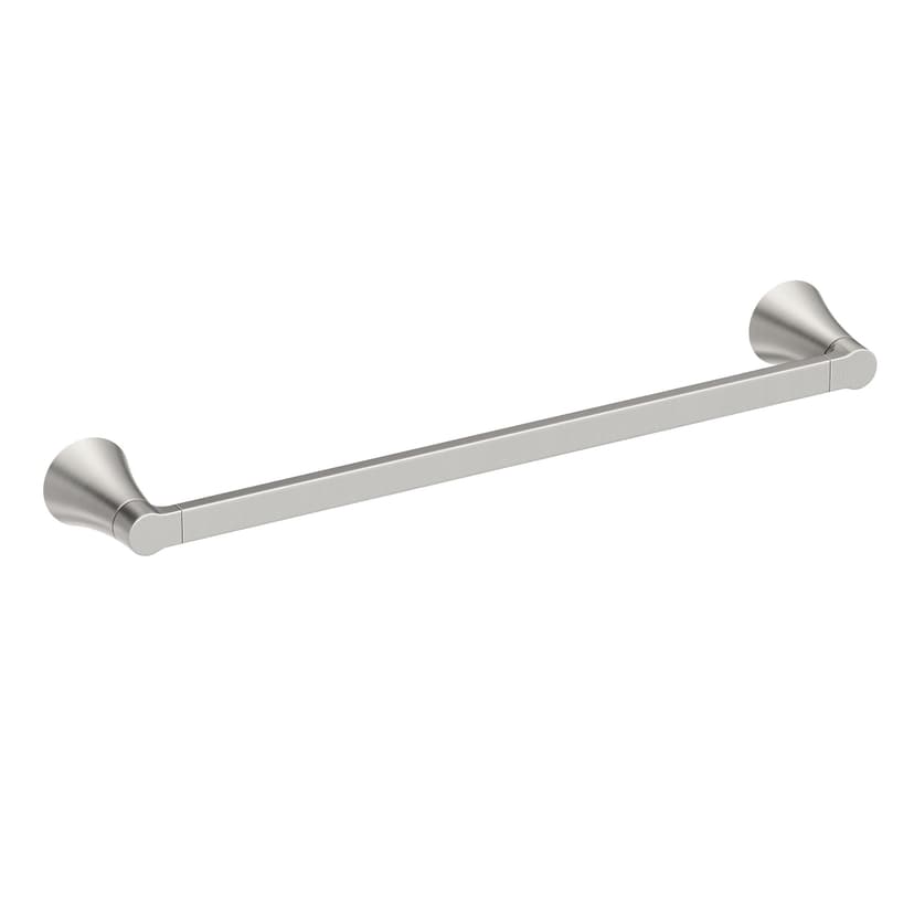 Moen Mikah Towel Bar, Spot Resist™ Brushed Nickel, 18-in