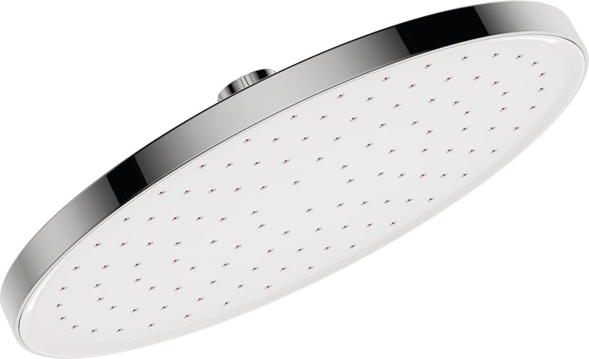 Danze Round Single Function Auto Clean Rain Can Spray Showerhead, 2.5 GPM, 10-in, Chrome
