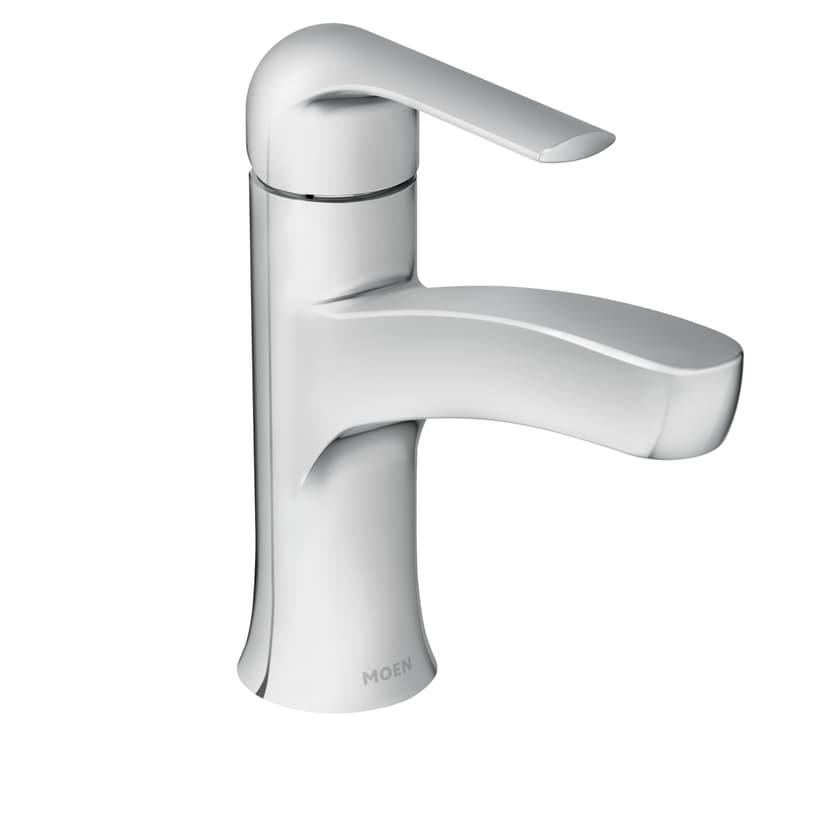 Moen Tilson Single-Handle Chrome Bathroom Lavatory/Bathroom Sink Faucet