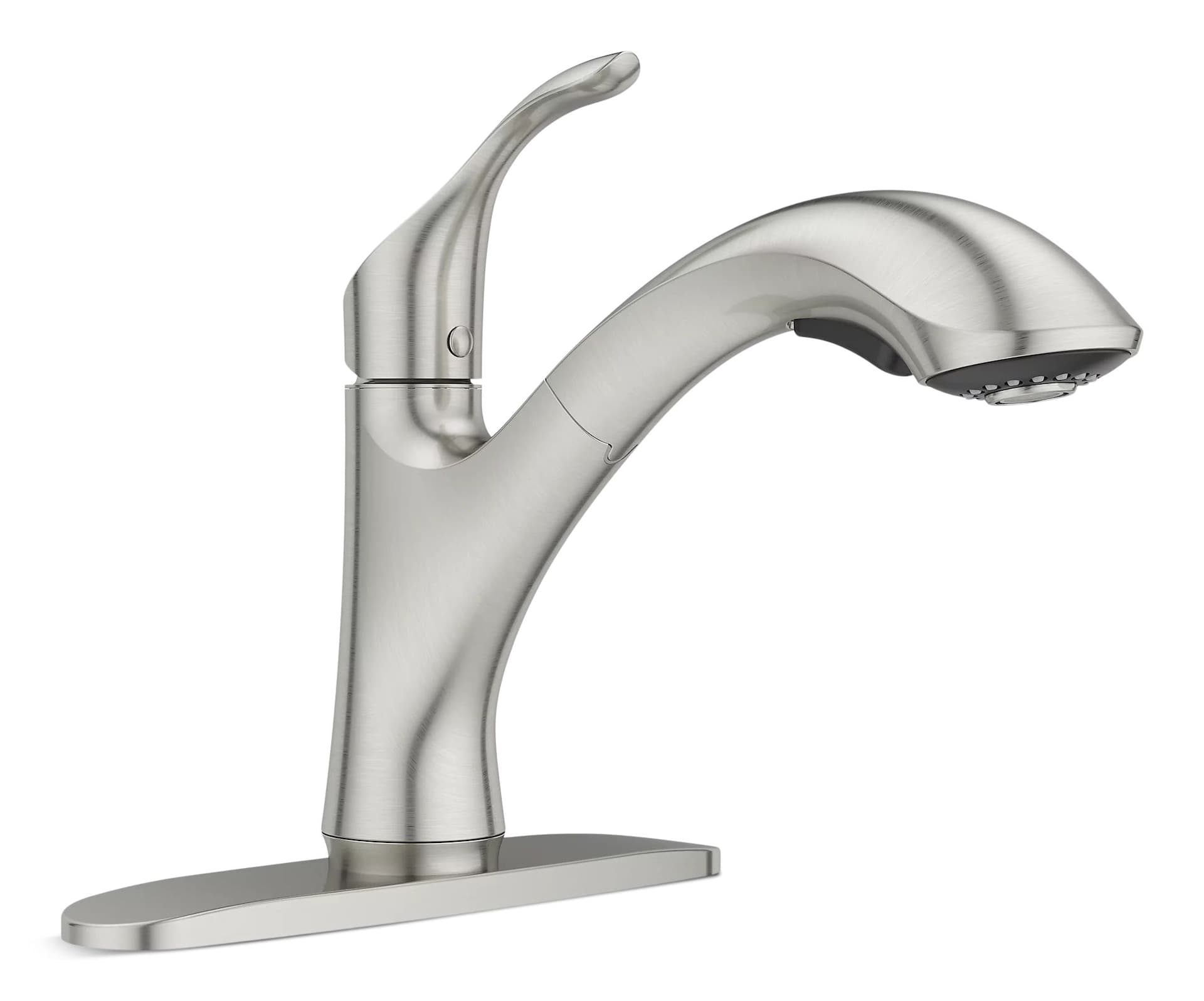 Pfister Corvo Single-Handle Pull-Out Kitchen Faucet, Stainless Steel