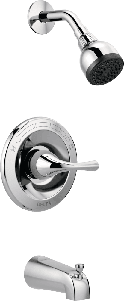 Delta Faucet Principals Single Handle Pressure Balanced Bathtub & Shower Trim Kit, WaterSense® Certified, Chrome