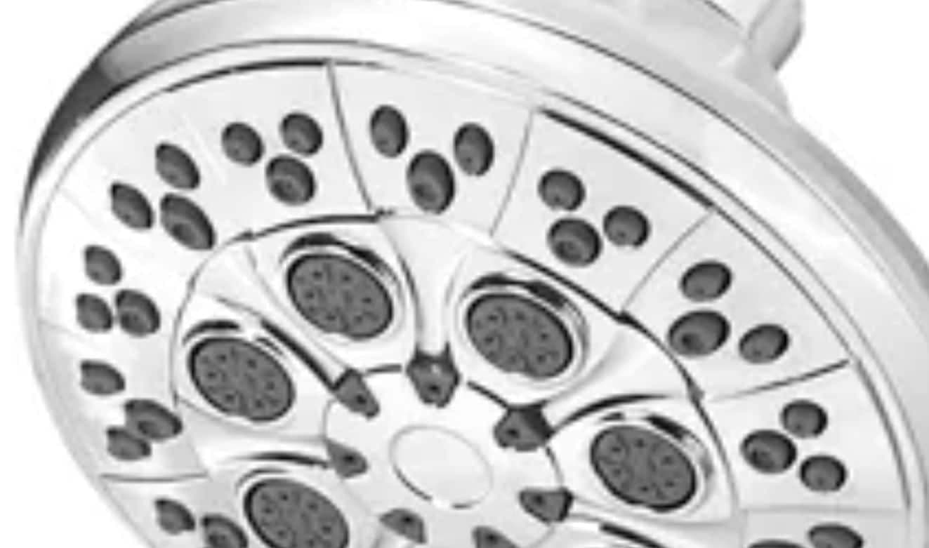 Pfister Restore 3-Setting Fixed Spray Shower Head, Chrome