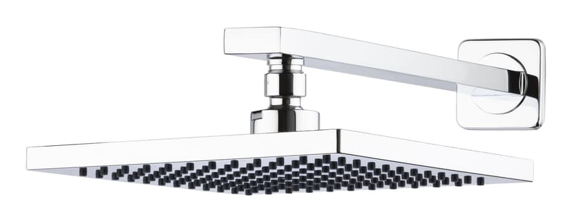 Pfister Vorena Rain Spray Shower Head & Arm Combo, Chrome