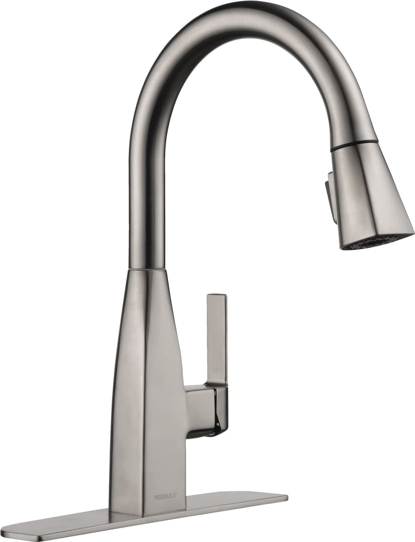 Peerless® Xander Single Handle High Arc Pull-Down Kitchen Faucet, Stainless Steel