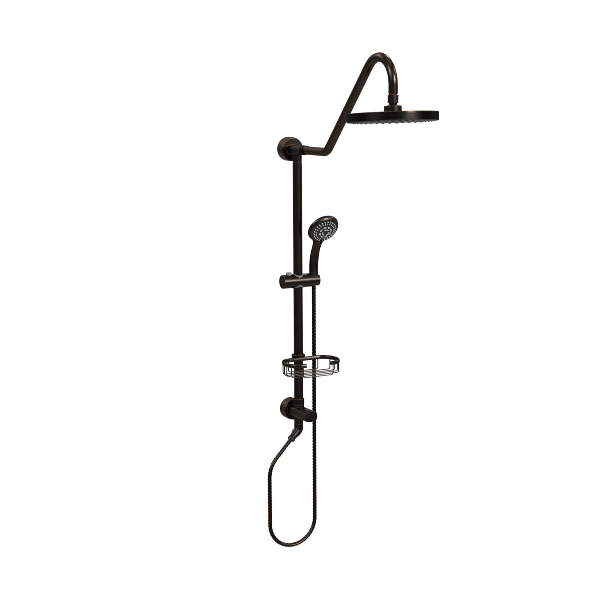 Pulse ShowerSpas Kauai III Retro-Fit Rain Shower System with Handheld Shower Head & Slide Bar, Oil Rubbed Bronze