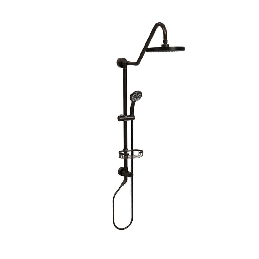 Pulse ShowerSpas Kauai III Retro-Fit Rain Shower System with Handheld Shower Head & Slide Bar, Oil Rubbed Bronze