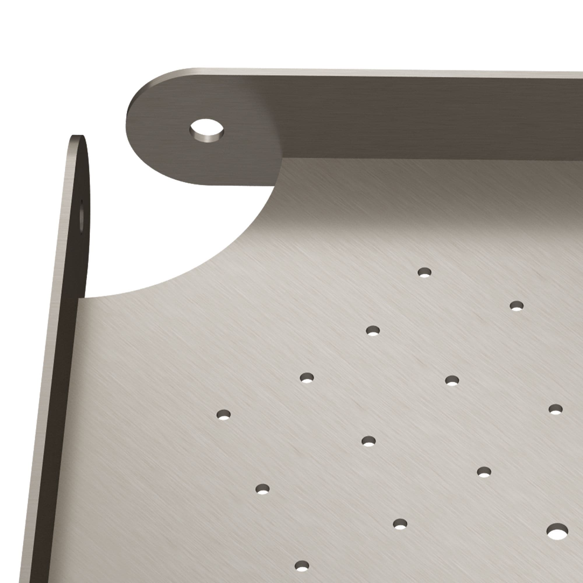 Pulse ShowerSpas ErgoCornerBar Bath Grab Bar, Brushed Stainless Steel