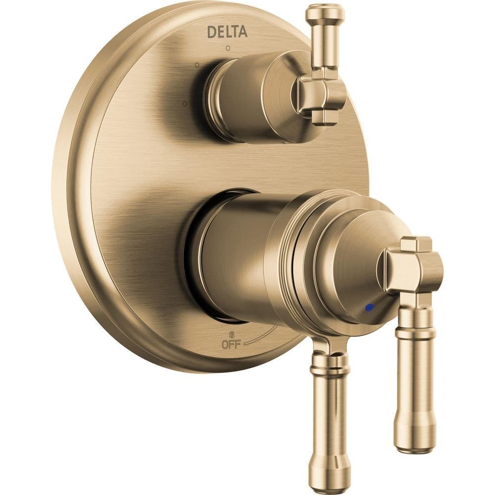 Delta 17T Series Integrated Diverter Trim, 3-Setting, Bronze