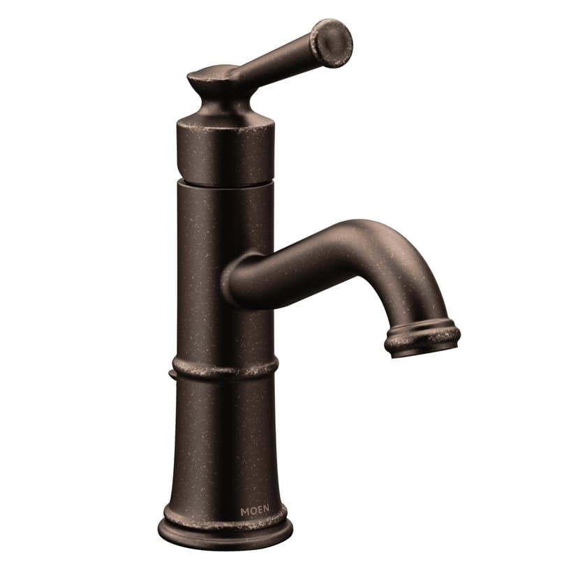 Moen® Belfield Single Handle High Arc Single Hole Bathroom Sink Faucet, WaterSense® Certified, Oil Rubbed Bronze