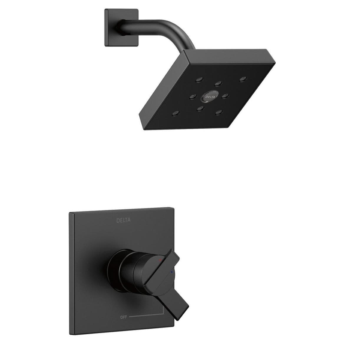 Delta Ara Monitor 17 Series H2Okinetic Shower Trim, Matte Black