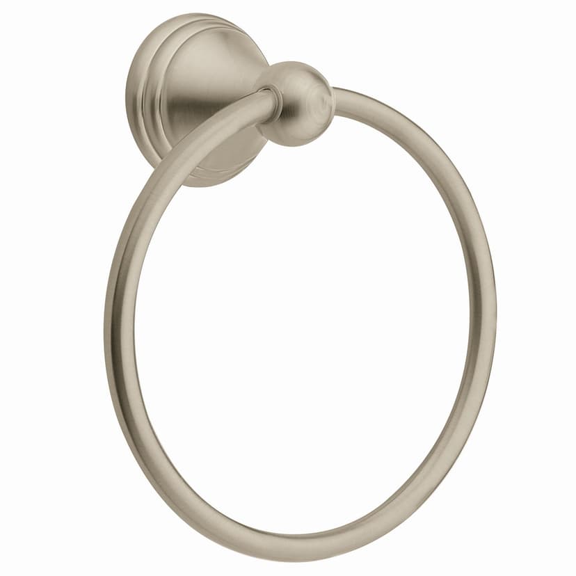 Moen Preston Bathroom Hand Towel Ring, Brushed Nickel