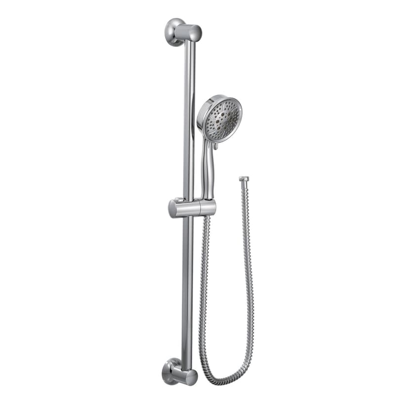 Moen Eco Handheld Shower Head with 30-in Slide Bar, Chrome