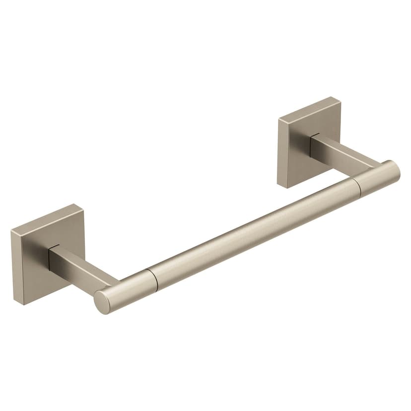 Moen Triva Hand Towel Bar, Brushed Nickel, 9-in