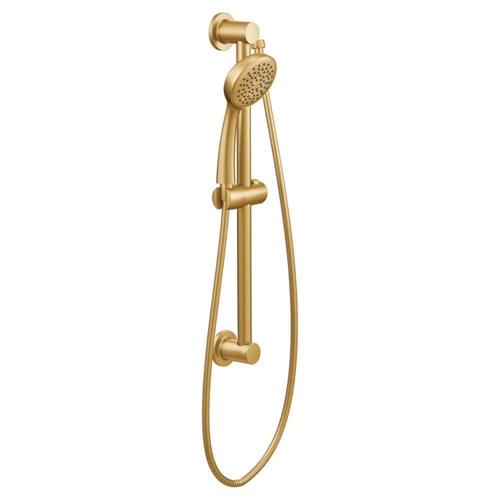 Moen Core Eco 1S Handheld Shower with 24-in Slidebar, Brushed Gold