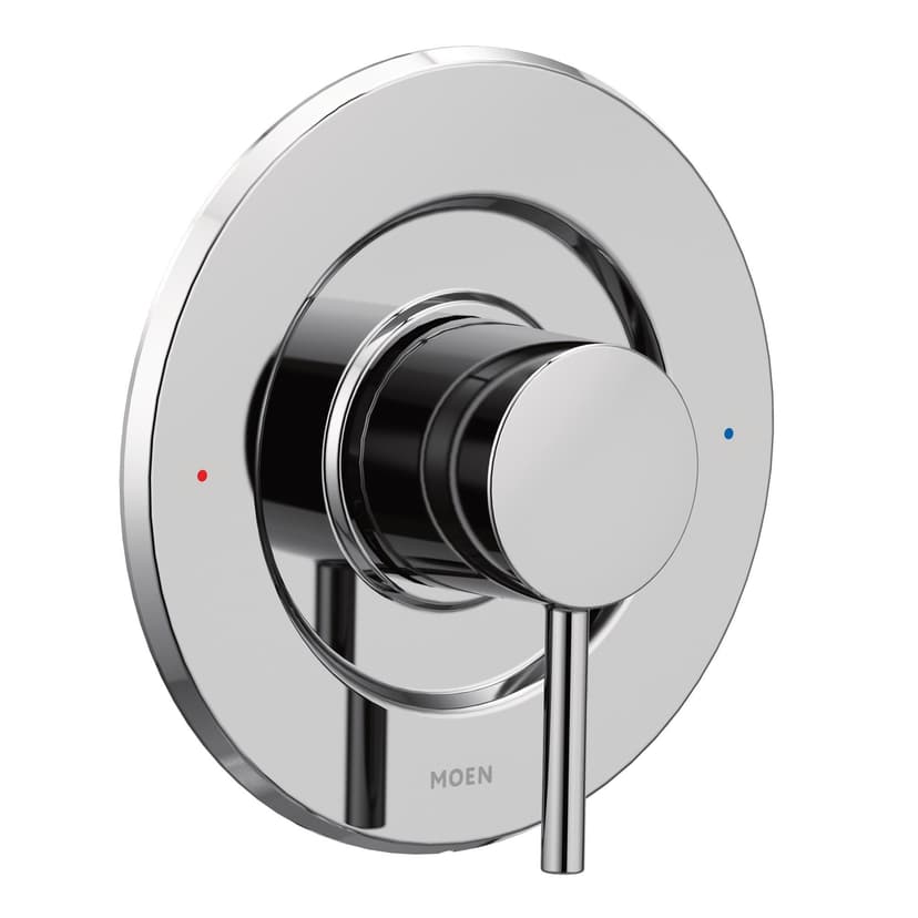 Moen Align Posi-Temp Pressure Balancing Modern Tub & Shower Valve Trim Kit, Valve Required, Chrome
