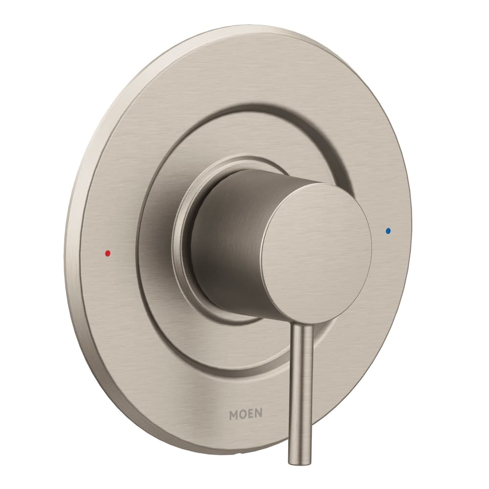 Moen Align Posi-Temp Pressure Balancing Modern Tub & Shower Valve Trim Kit, Valve Required, Brushed Nickel