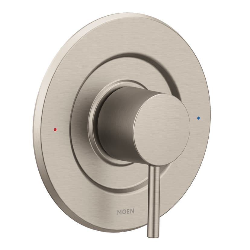 Moen Align Posi-Temp Pressure Balancing Modern Tub & Shower Valve Trim Kit, Valve Required, Brushed Nickel
