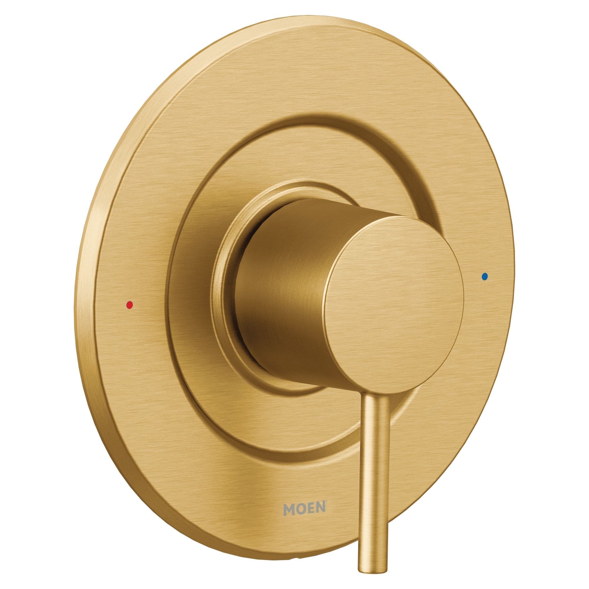 Moen Align Posi-Temp Pressure Balancing Modern Tub & Shower Valve Trim Kit, Valve Required, Brushed Gold