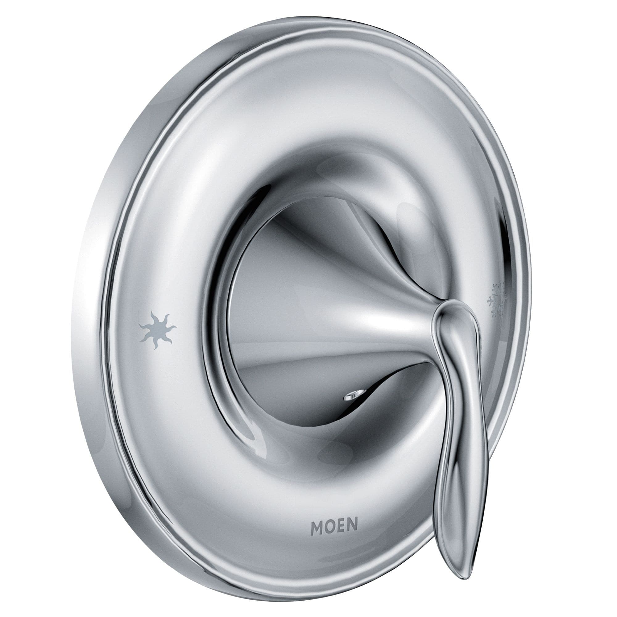 Moen EVA 1-Handle Posi Temp Valve Trim Kit,, Valve Required, Chrome