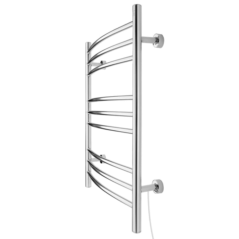 WarmlyYours Riviera Electric Towel Warmer, Polished Stainlesss Steel, 9-Bars