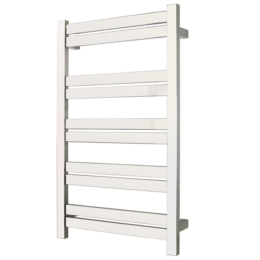 WarmlyYours Grande Towel Warmer, Polished Stainless Steel, 10-Bars