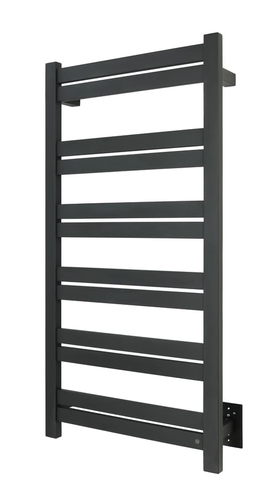 WarmlyYours Grande Towel Warmer, Black, 12-Bars