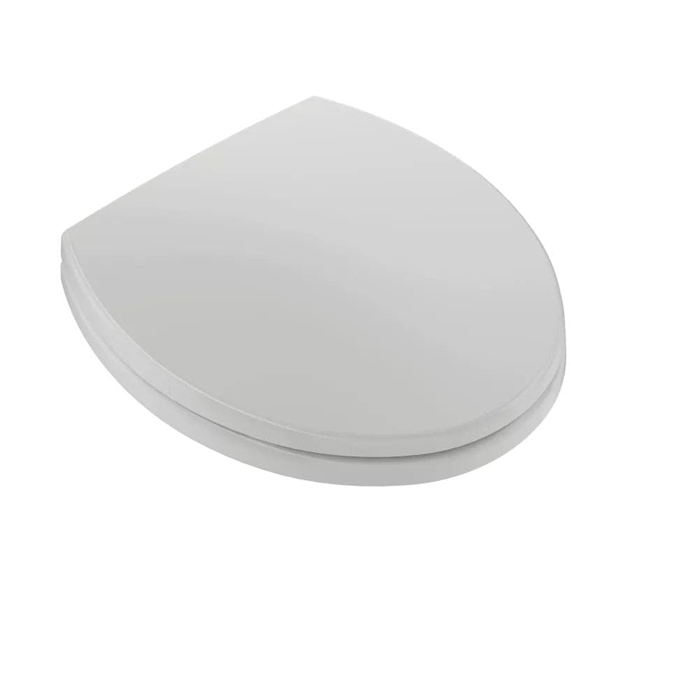 TOTO® SoftClose® Non Slamming, Slow Close Round Toilet Seat and Lid, Colonial White